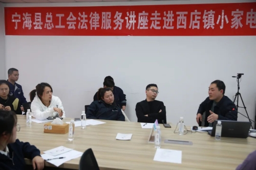 西店镇开展&ldquo;法治进企业，普法入人心&rdquo;活动