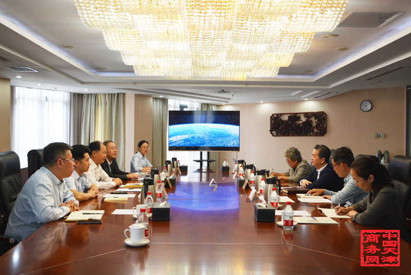 市商务局与中国能源建设集团天津电力建设有限公司座谈